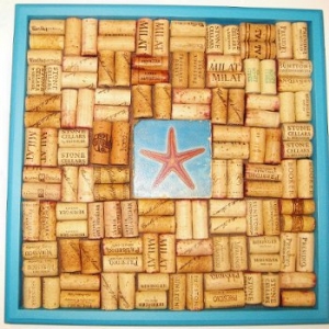 Starfish Wine Cork Board