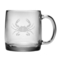 Crab Etched Coffee Mug Glass (set of 4)