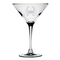 Crab Etched Martini Glass (set of 4)