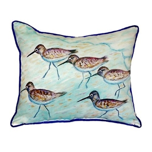 Sandpipers Large Indoor/Outdoor Pillow 18X18