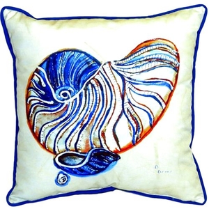 Betsty'S Nautilus Large Indoor/Outdoor Pillow 18X18