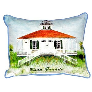 Boca Grande Lighthouse Large Indoor/Outdoor Pillow  16X20