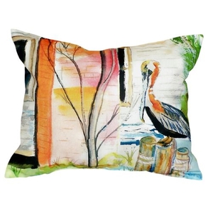 Betsy'S Pelican No Cord Pillow 16X20