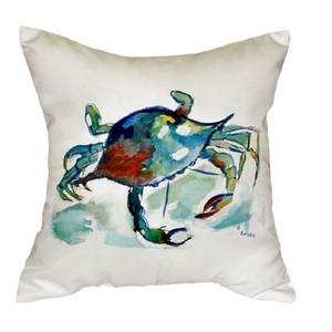 Betsy'S Crab No Cord Pillow 18X18