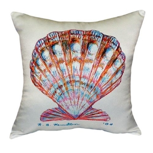 Scallop Shell No Cord Pillow 18X18