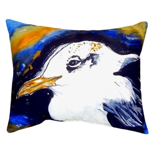 Gull Portrait Left No Cord Pillow 16X20