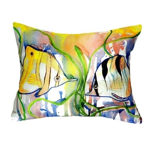 Angel Fish No Cord Pillow 16X20