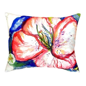 Hibiscus No Cord Pillow 16X20