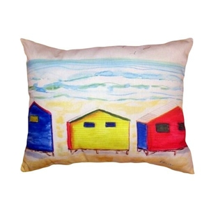 Beach Bungalows No Cord Pillow 16X20