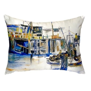 Fishing Boat No Cord Pillow 16X20