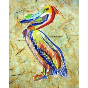 Sylvester Pelican No Cord Pillow 16X20