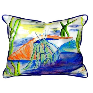 Hermit Crab Small Indoor/Outdoor Pillow 11X14