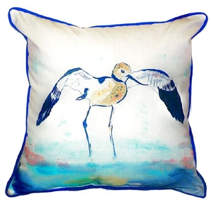 Betsy'S Avocet Small Indoor/Outdoor Pillow 12X12