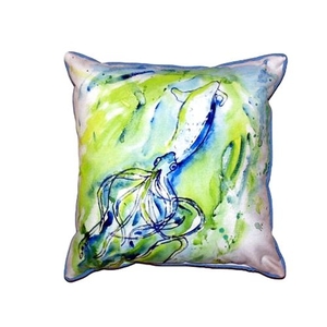 Calamari Small Indoor/Outdoor Pillow 12X12