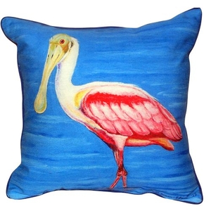 Dick'S Spoonbill Small Indoor/Outdoor Pillow 12X12