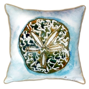 Betsy'S Sand Dollar Small Indoor/Outdoor Pillow 12X12