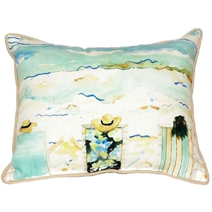 Bottoms Up Again Small Indoor/Outdoor Pillow 11X14