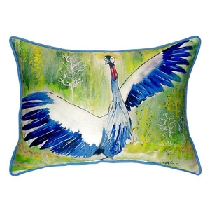Dancing Crane Small Indoor/Outdoor Pillow 11X14
