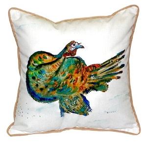 Turkey Extra Large Zippered Pillow 22X22