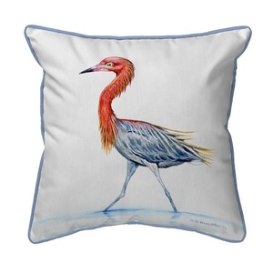 Reddish Egret Large Pillow 16X20