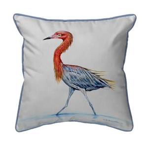 Reddish Egret Small Pillow 11X14