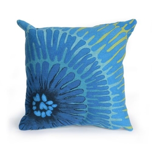 Liora Manne Visions Iii Cirque Indoor/Outdoor Pillow Caribe 20" Square