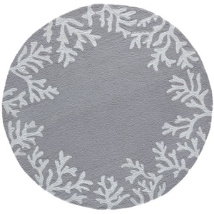 Coral Border Indoor/Outdoor Rug