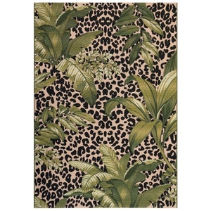 Liora Manne Marina Safari Indoor/Outdoor Rug Green 7'10"X9'10"