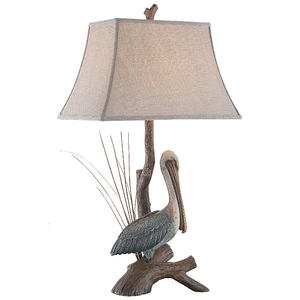 Pelican Nature Table Lamp With Ting (Set of 2)