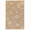 Liora Manne Carmel Shells Indoor/Outdoor Rug Sand 7'10" RD