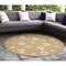 Liora Manne Carmel Shells Indoor/Outdoor Rug Sand 7'10" RD