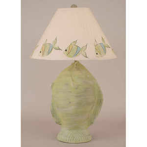 Angel Fish Pot Table Lamp - Cottage Seagrass