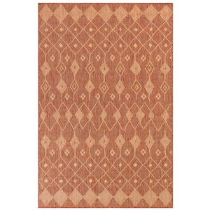 Liora Manne Carmel Marrakech Indoor/Outdoor Rug Red 39"X59"