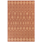 Liora Manne Carmel Marrakech Indoor/Outdoor Rug Red 7'10" SQ