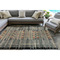 Liora Manne Marina Tribal Stripe Indoor/Outdoor Rug Black 6'6"X9'4"