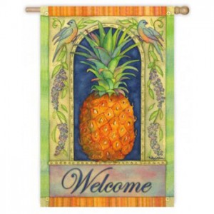 Pineapple Welcome Flag