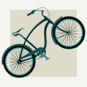 Beach Bike Home Decor