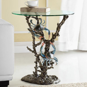 Sealife Glass Side Tables