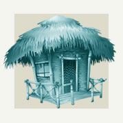Tiki Hut Room Decor