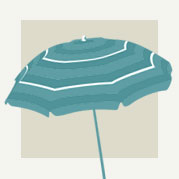 Beach Umbrella Decor