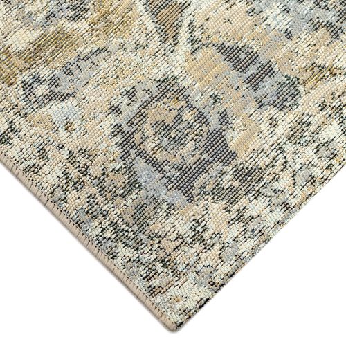 TransOcean Liora Manne Marina Kashan Indoor/Outdoor Rug Grey 23"X7'6"