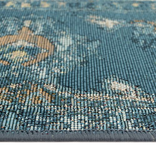 TransOcean Liora Manne Marina Kashan Indoor/Outdoor Rug Blue 7'10"x9'10"