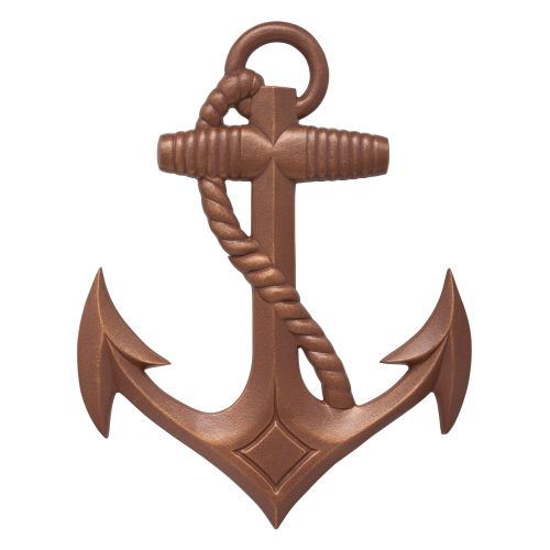 Anchor Wall Decor, Classic Copper