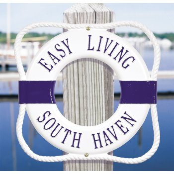 Life Ring Plaque, Personalized