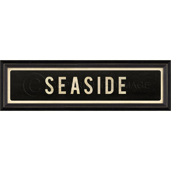 Seaside Framed Art Sign