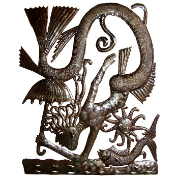 Rectangular Mermaid With Umbrella Outdoor/Indoor