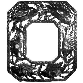 Octagonal Fish Outdoor/Indoor Mirror 
