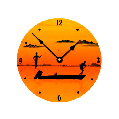 Poling For Bones For Bones Wall Clock
