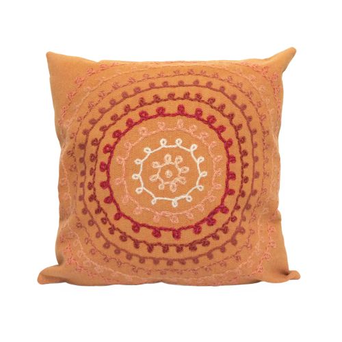 Liora Manne Visions Ii Ombre Threads Indoor/Outdoor Pillow - Orange, 20" Square