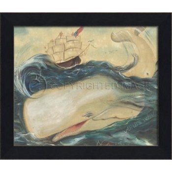 Ahab'S Whale Ii Framed Art